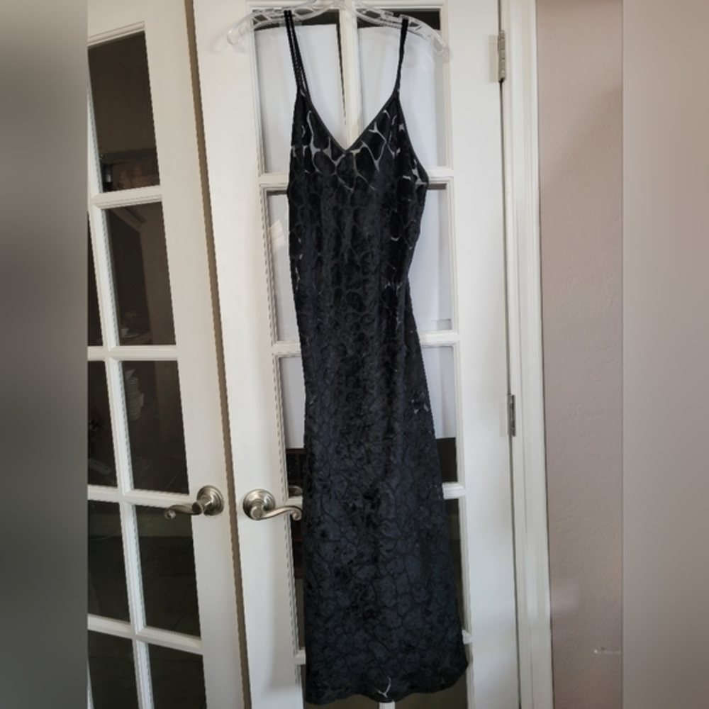 Marilyn Monroe by Warner velvet‎ semi sheer long lingerie dress